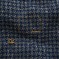 Indigo Cotton Tweed Fringe Jumper Skirt