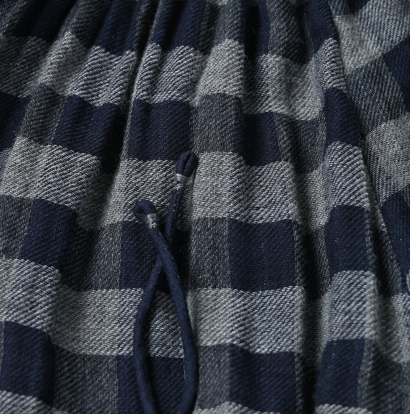 45R Indigo Fuwauwa Double Woven Shirring Dress - Image 13