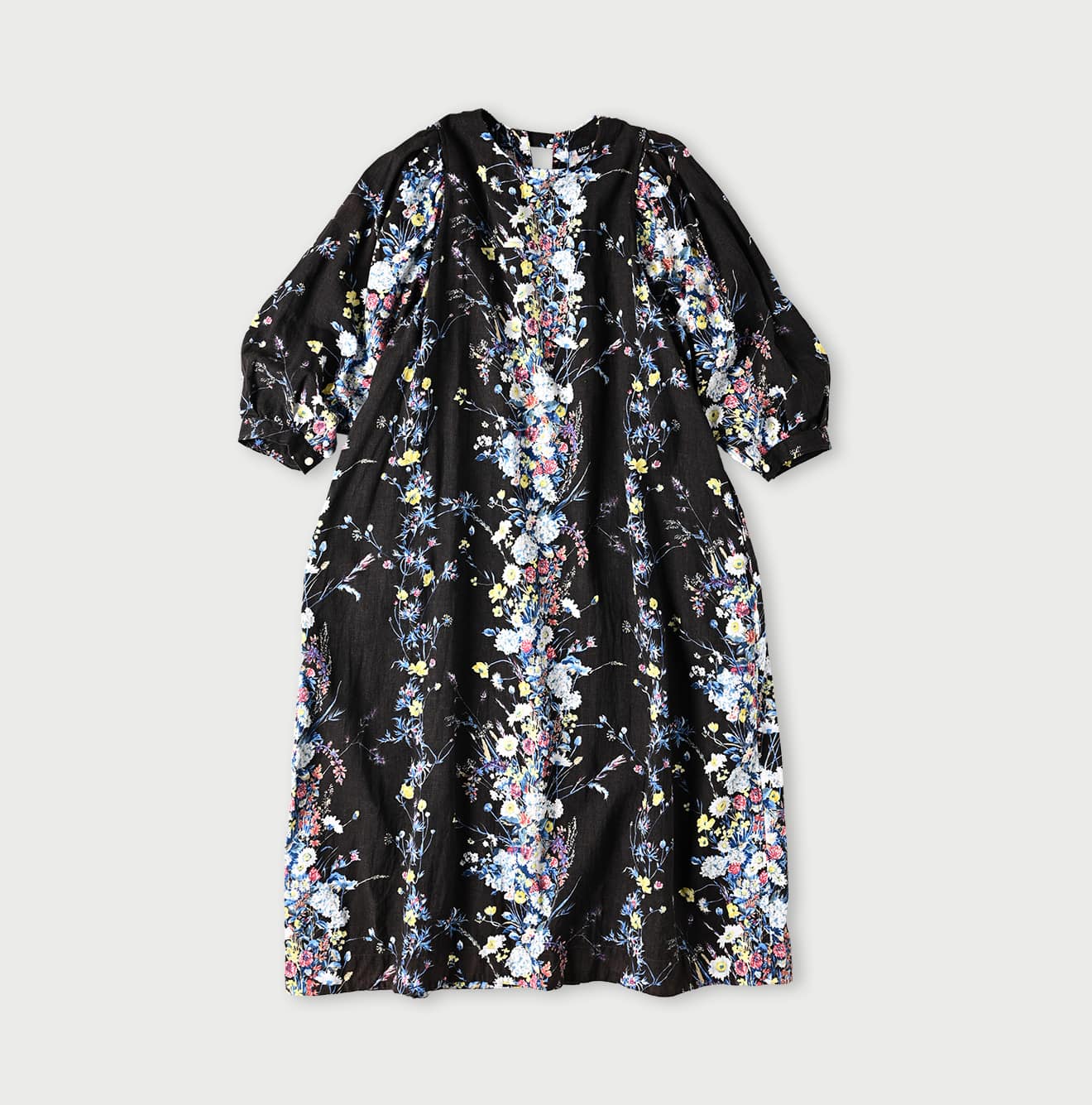 45R Khadi Bouquet Stripe Dress - Image 2