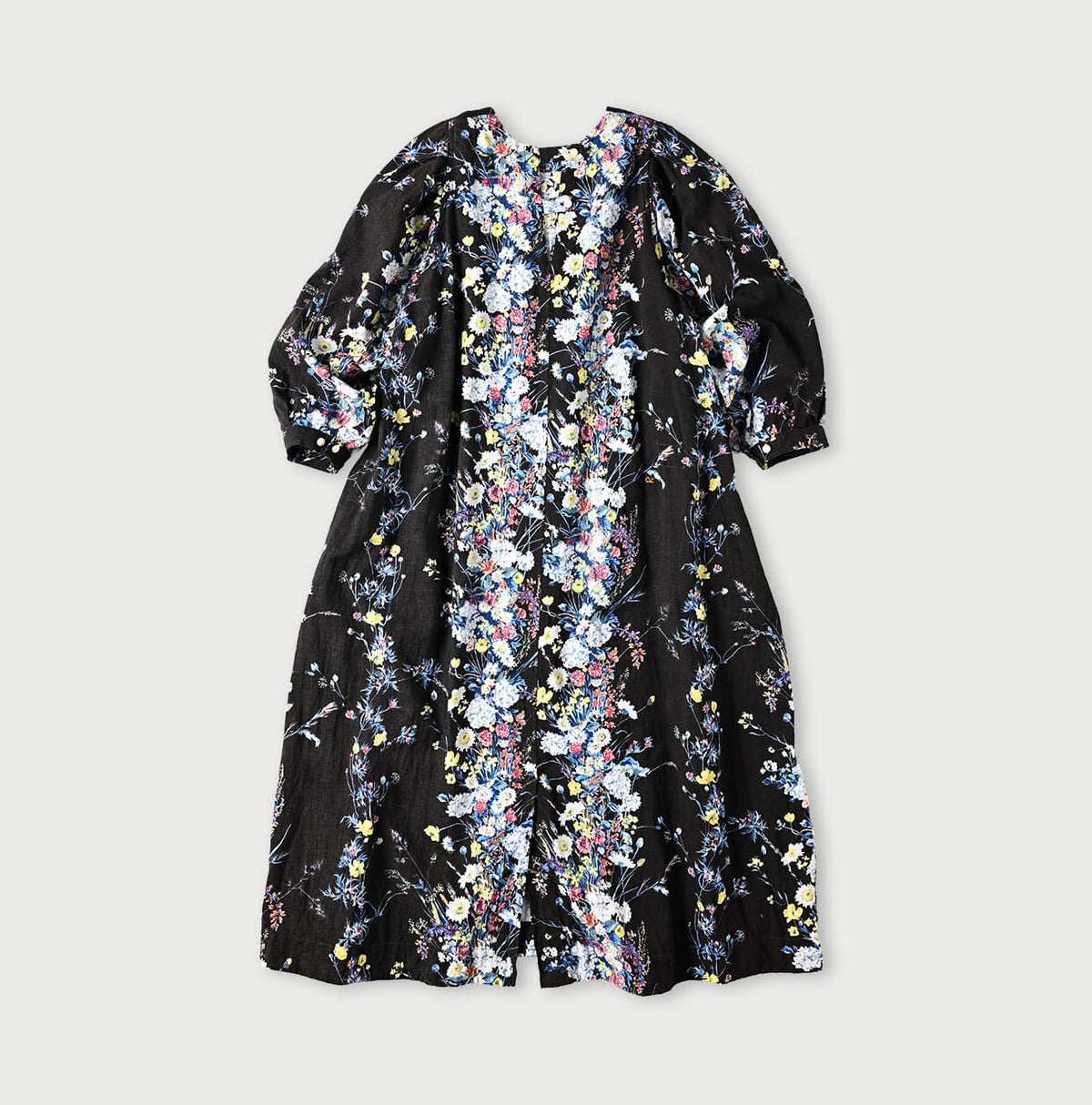 45R Khadi Bouquet Stripe Dress