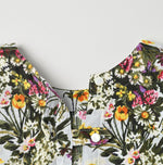 45R Khadi Bouquet Stripe Dress