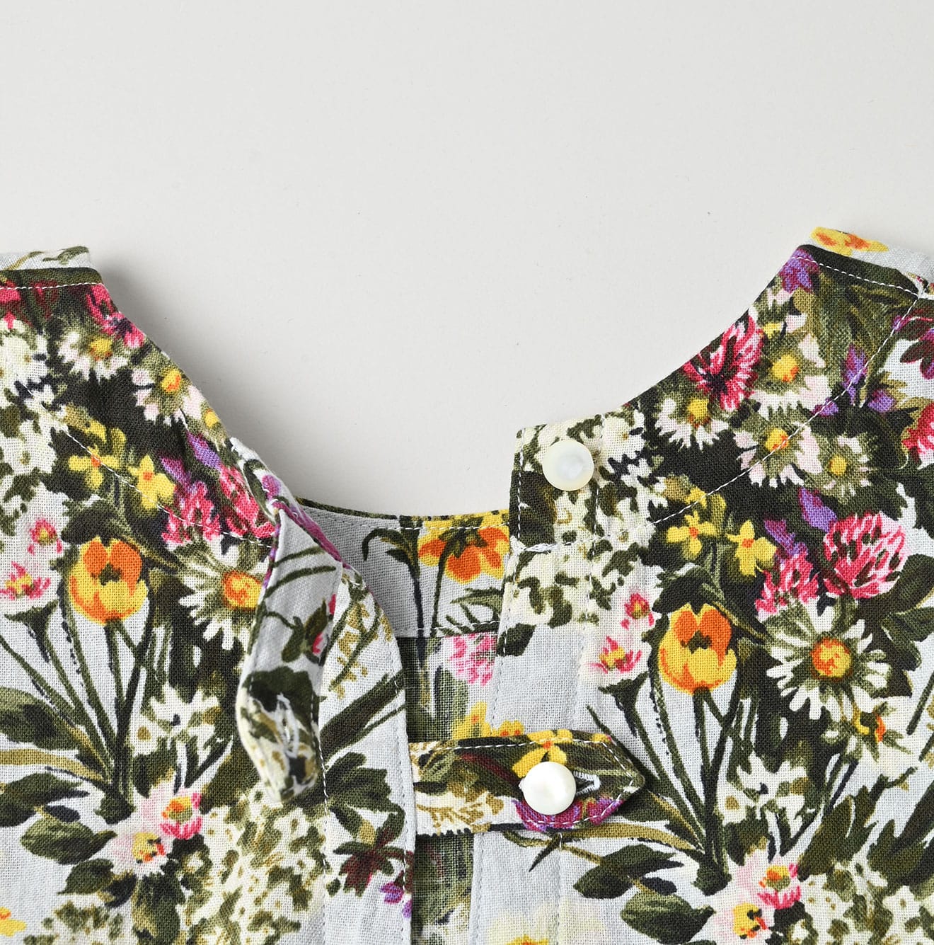 45R Khadi Bouquet Stripe Dress