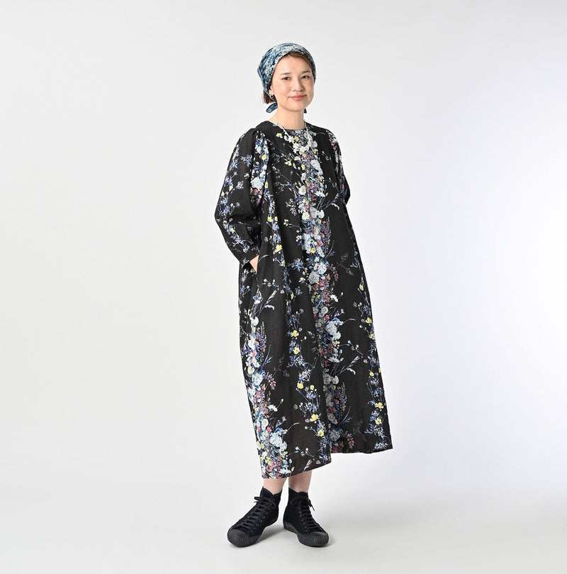 45R Khadi Bouquet Stripe Dress - Image 3