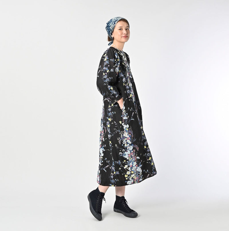 45R Khadi Bouquet Stripe Dress - Image 4