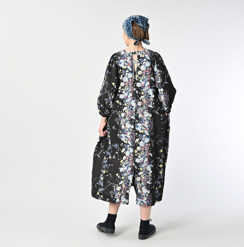 45R Khadi Bouquet Stripe Dress
