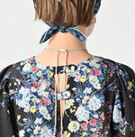 45R Khadi Bouquet Stripe Dress