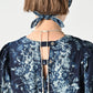 45R Indigo Khadi Bouquet Stripe Dress