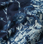 45R Indigo Khadi Bouquet Stripe Dress