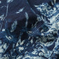 45R Indigo Khadi Bouquet Stripe Dress