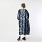 45R Indigo Khadi Bouquet Stripe Dress