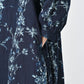 45R Indigo Khadi Bouquet Stripe Dress