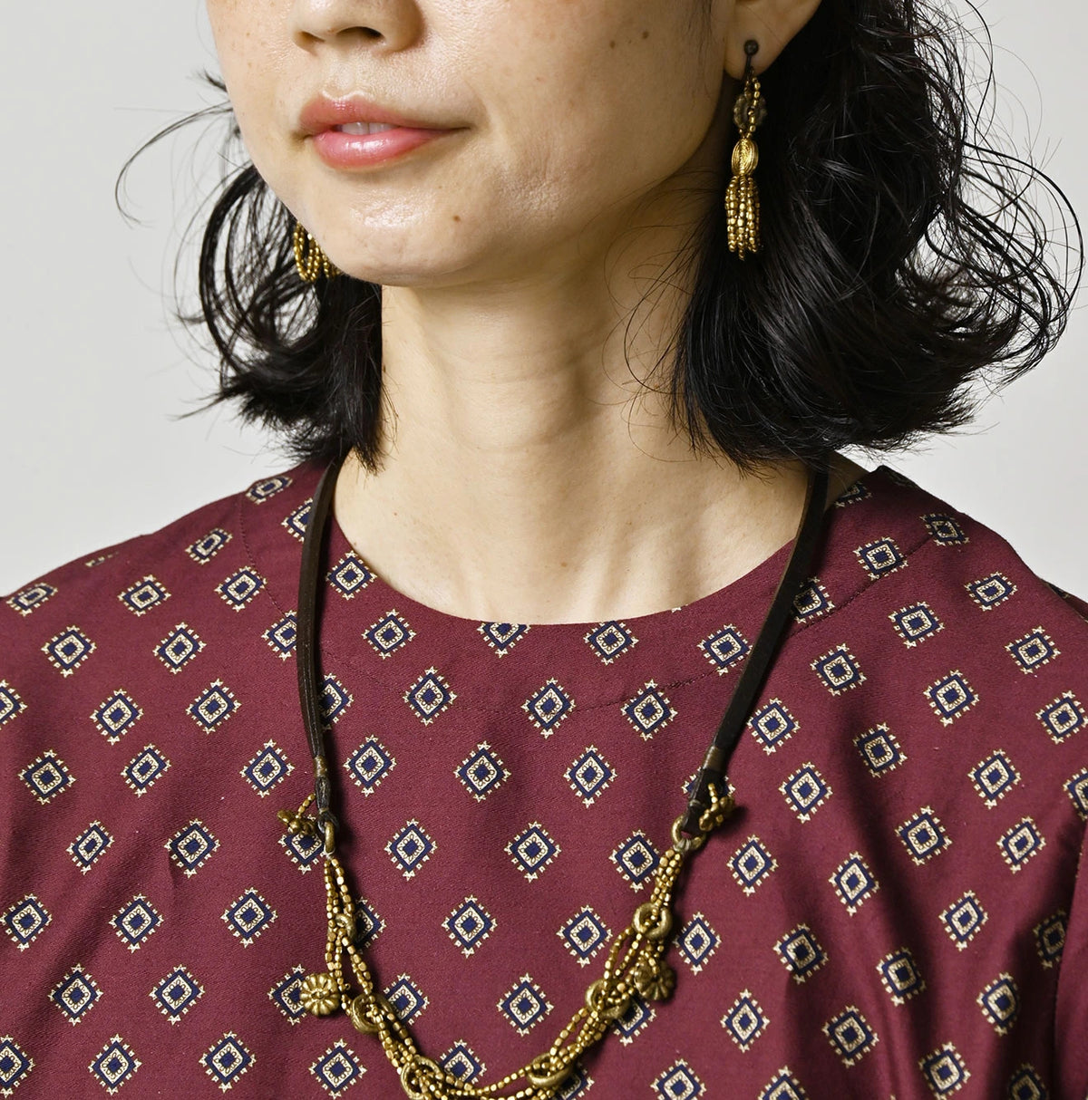 45R Square Komon Dress