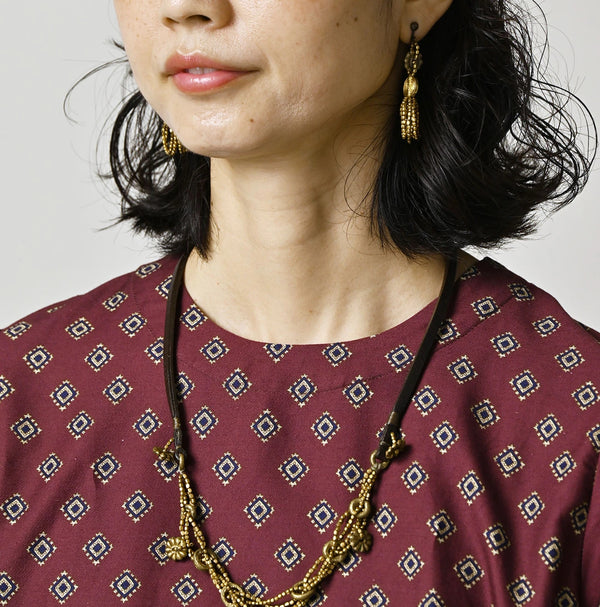 45R Square Komon Dress