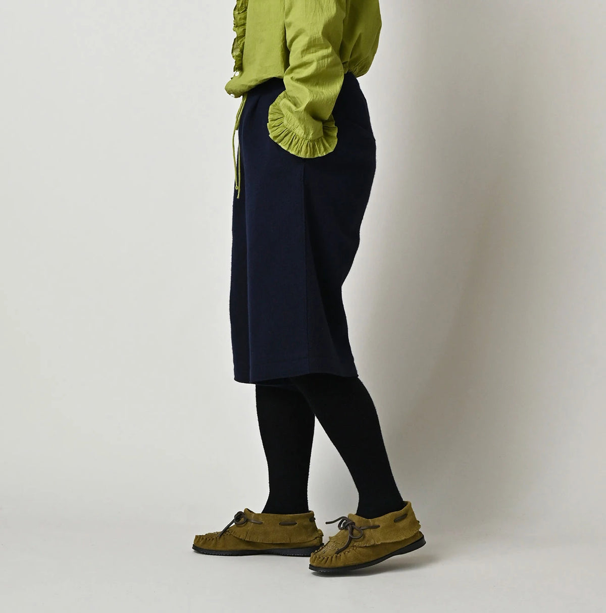 45R Jersey Melton Lucy Bermuda Pants