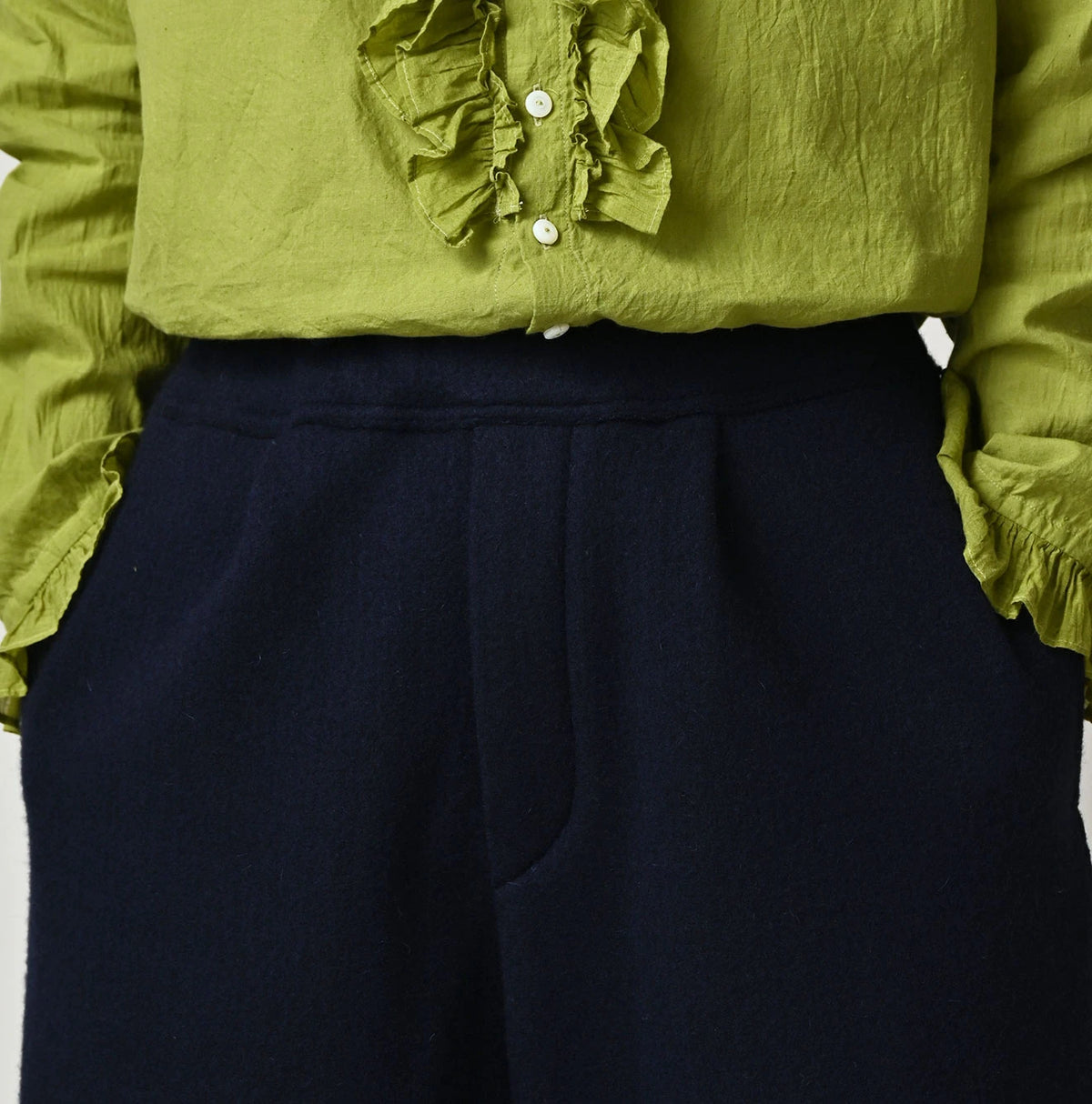 45R Jersey Melton Lucy Bermuda Pants