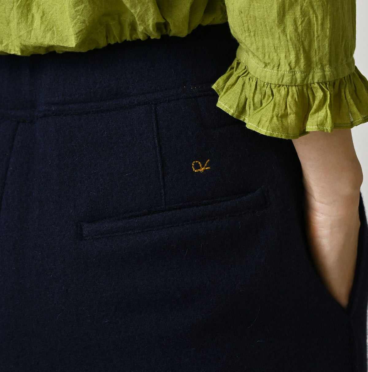 45R Jersey Melton Lucy Bermuda Pants