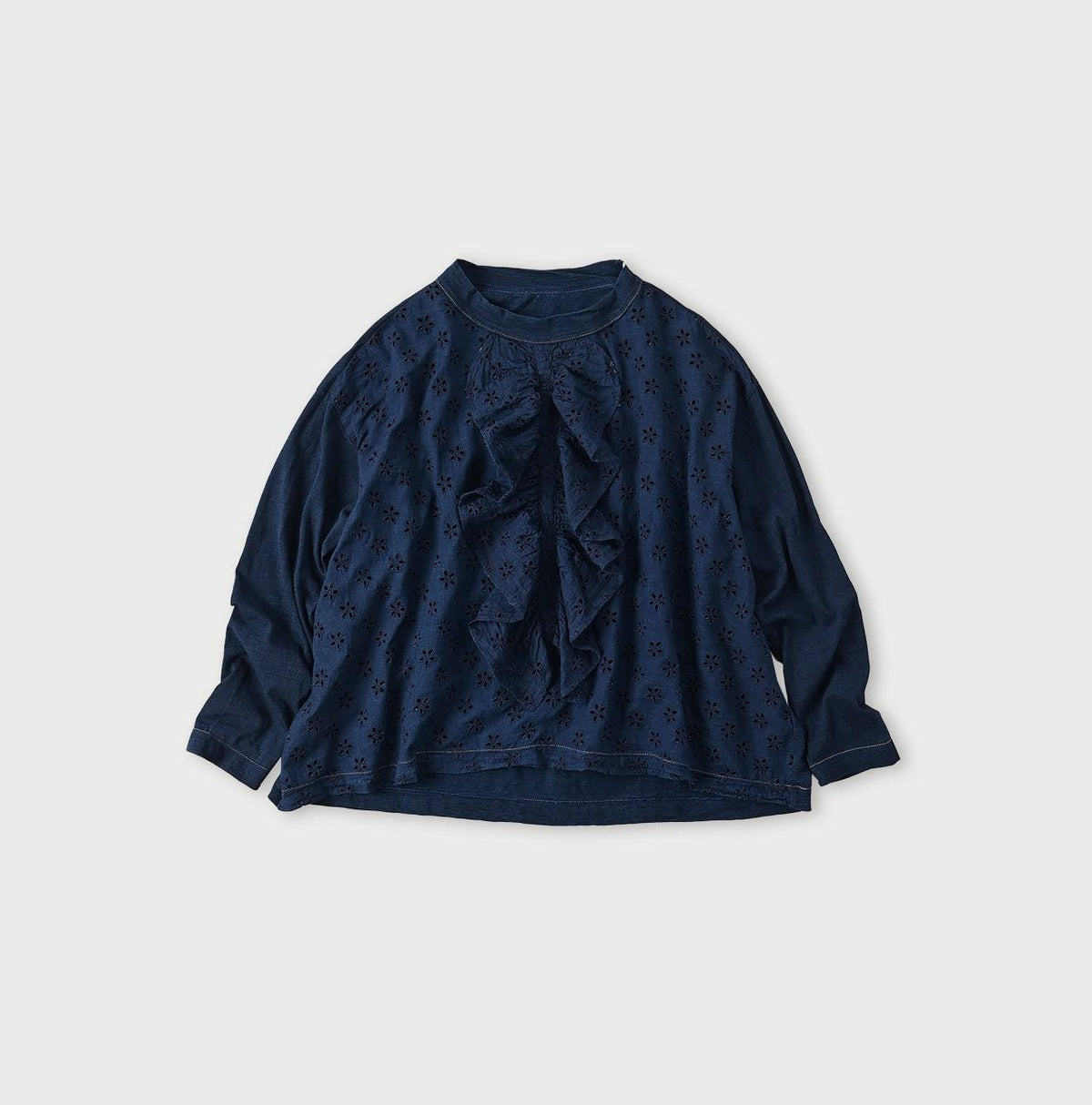 Indigo Cutwork Tenjiku M-shirt - 45R by 45rpm studio