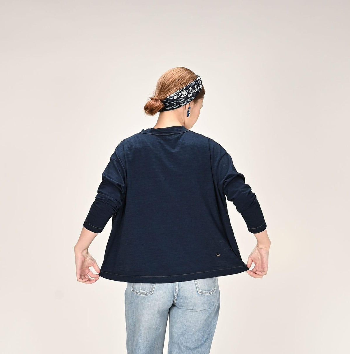 Indigo Cutwork Tenjiku M-shirt - 45R by 45rpm studio