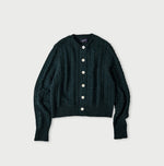 45R Shetland Cable Felted Cardigan