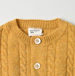 45R Shetland Cable Felted Cardigan