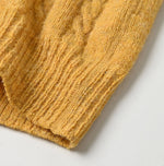 45R Shetland Cable Felted Cardigan