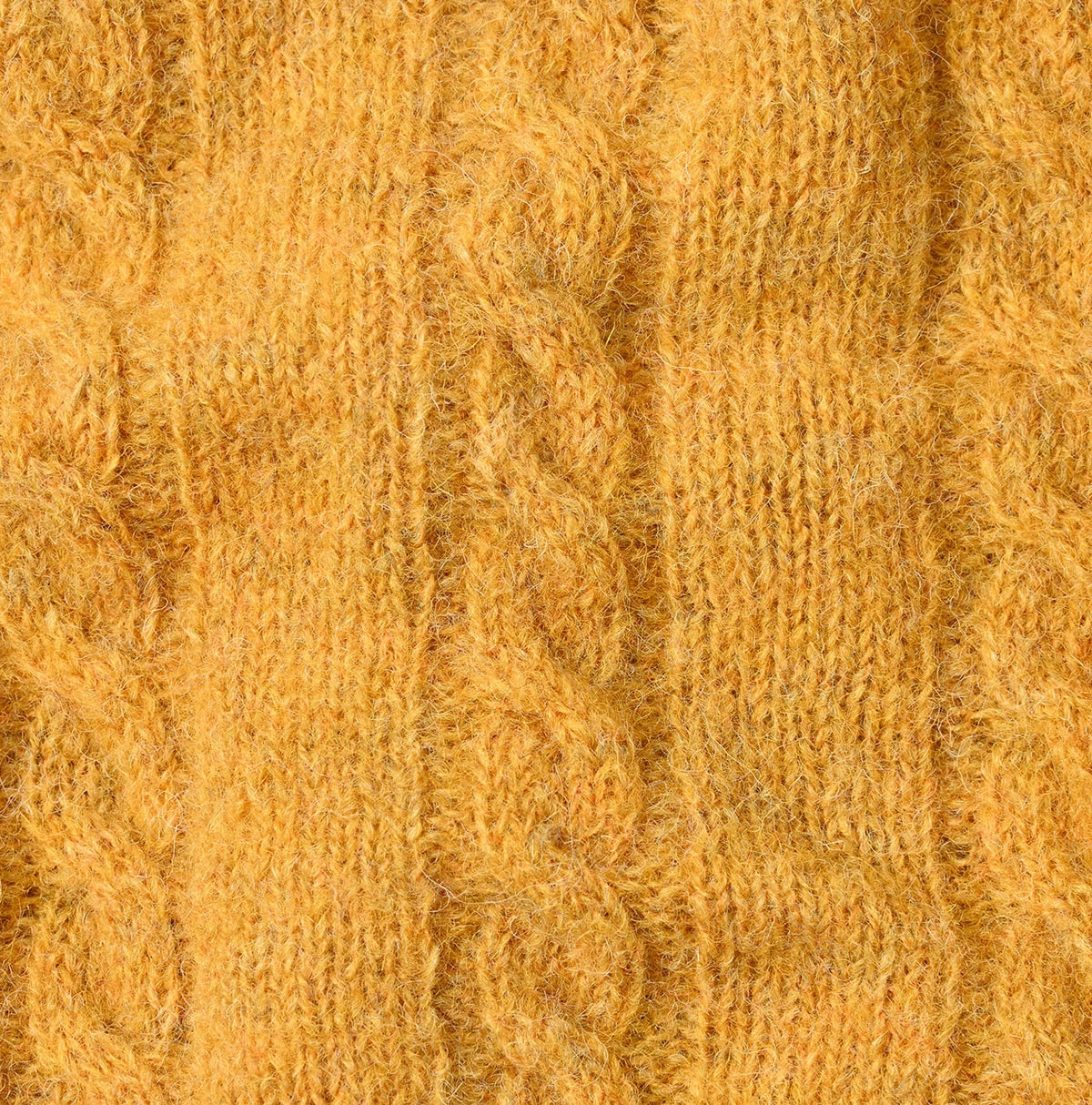 45R Shetland Cable Felted Cardigan