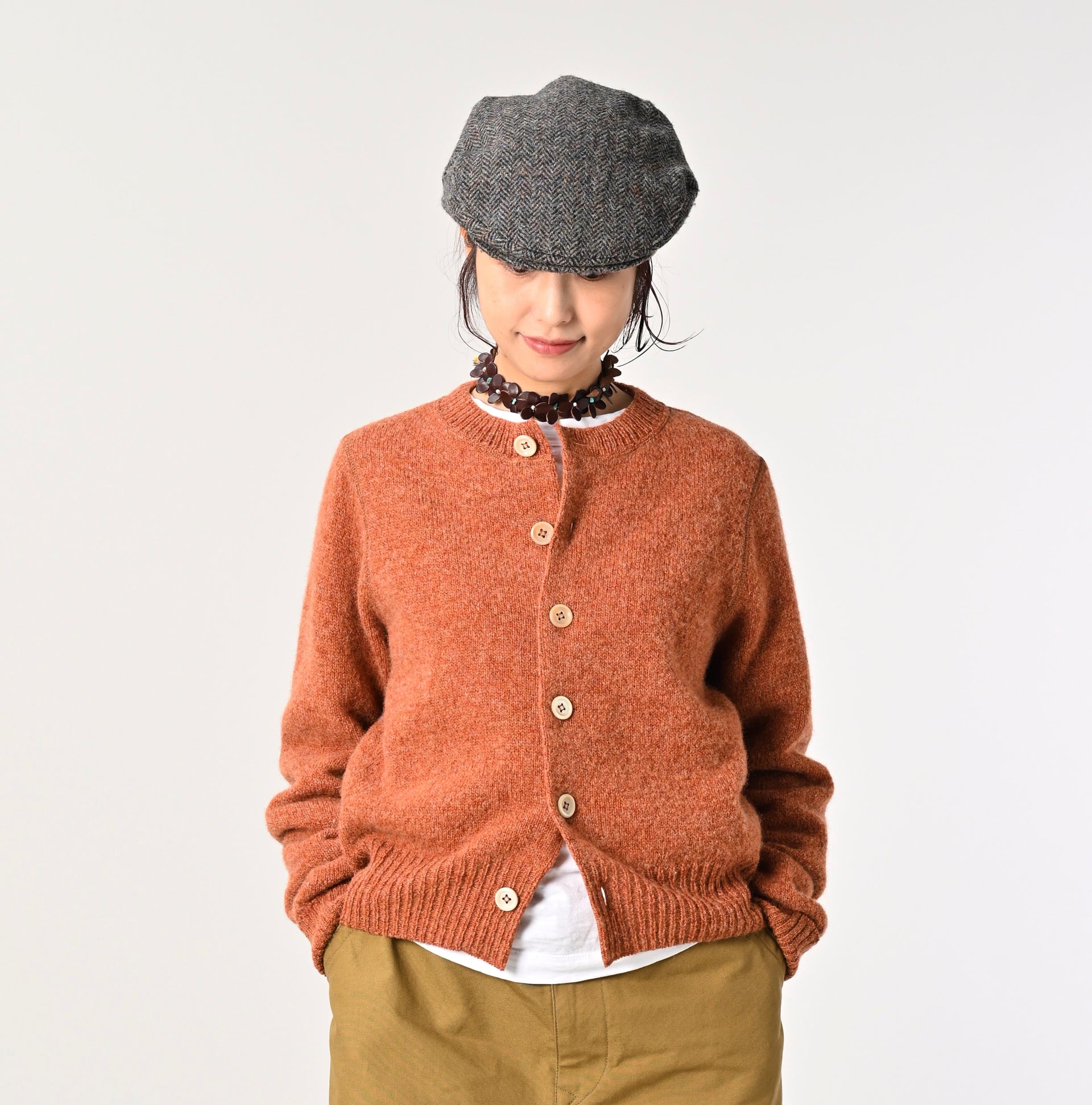 45R Shetland Felted Cardigan - Image 13