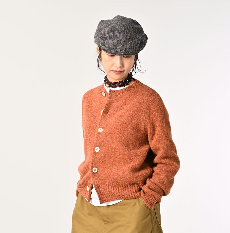 45R Shetland Felted Cardigan