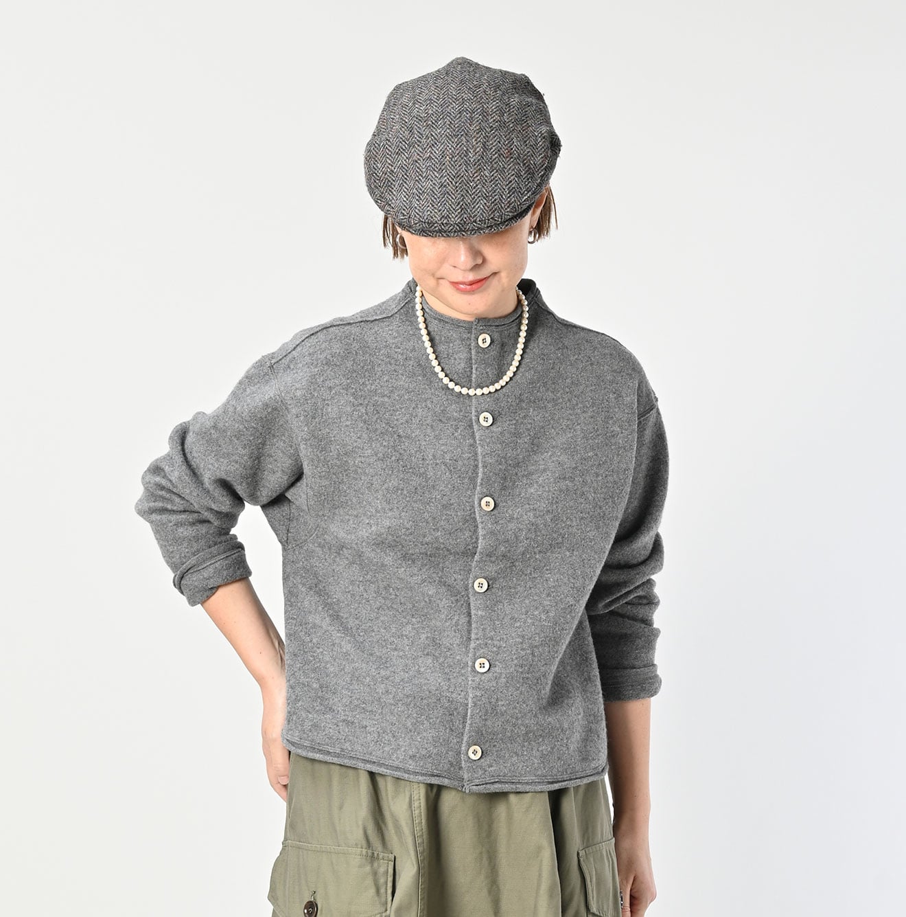 45R Float Felted Cardigan - Image 5