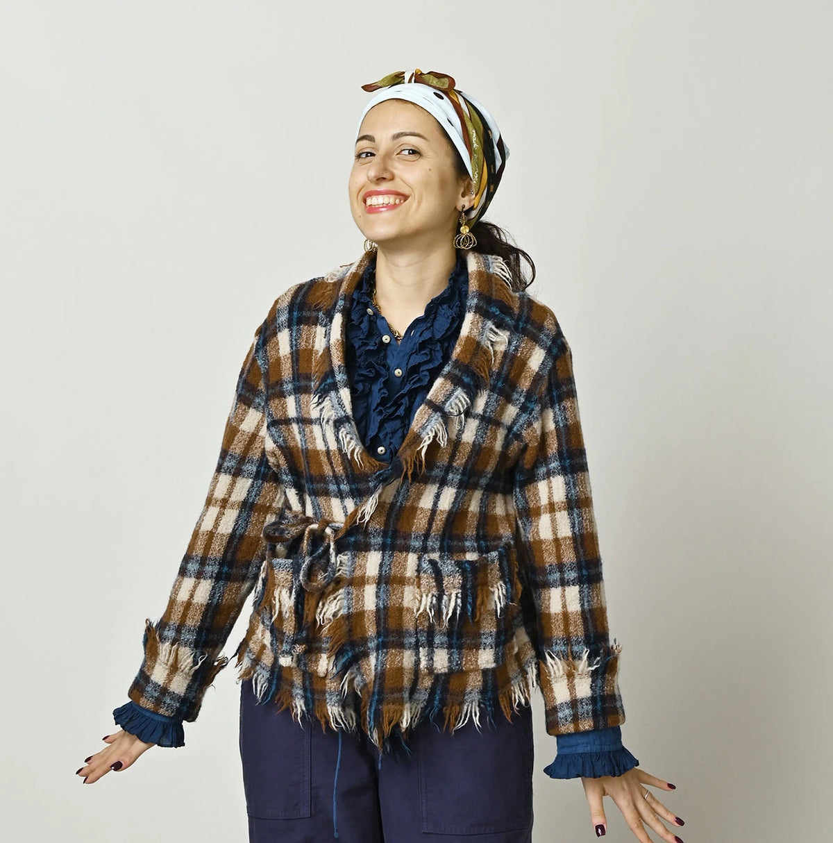 45R India Merino Milled Square Bolero - Image 6