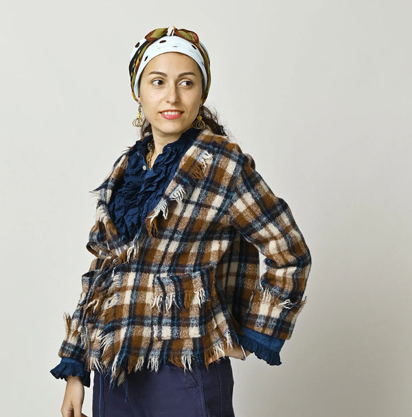 45R India Merino Milled Square Bolero