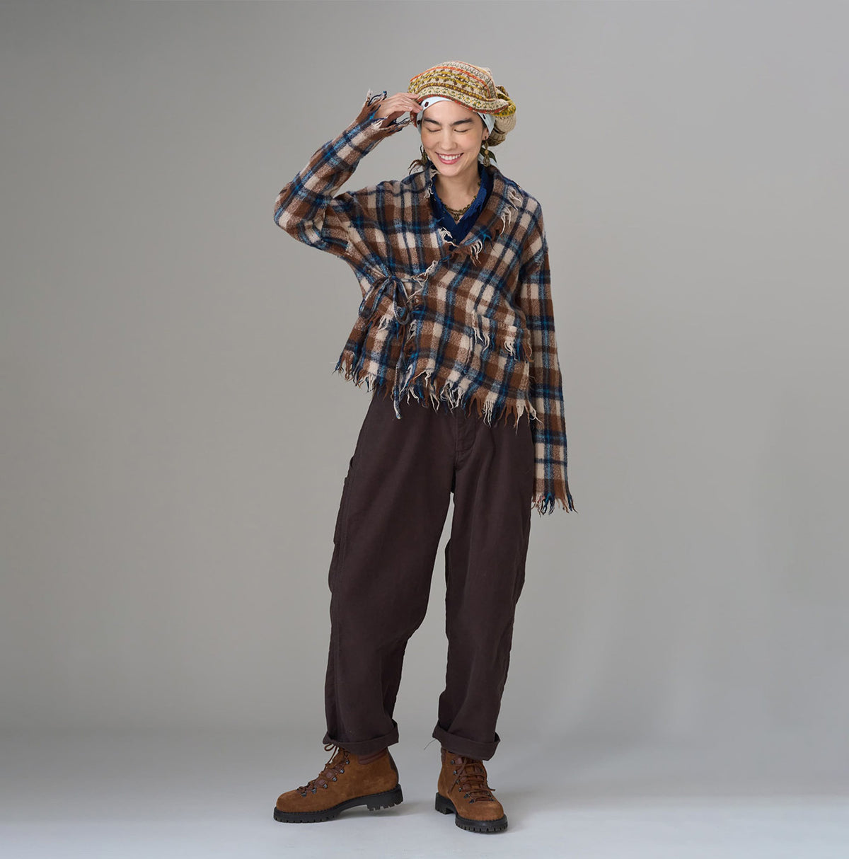 India Merino Milled Square Bolero - Image 4