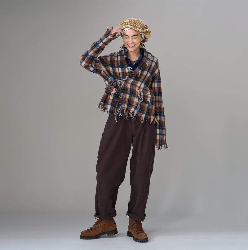 India Merino Milled Square Bolero - Image 4