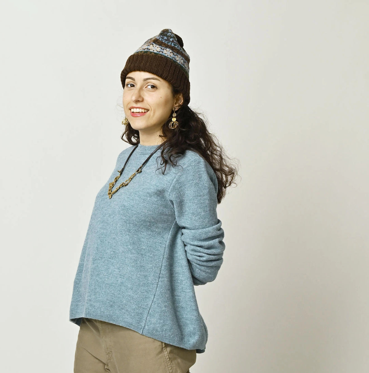 45R Float Milled Flare Sweater