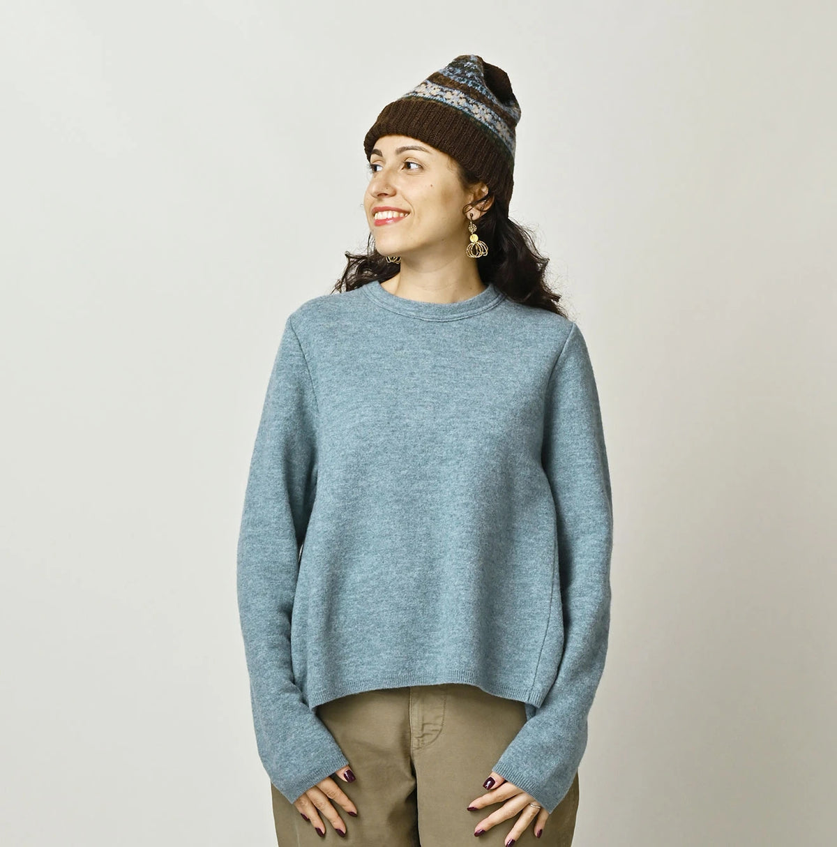 45R Float Milled Flare Sweater