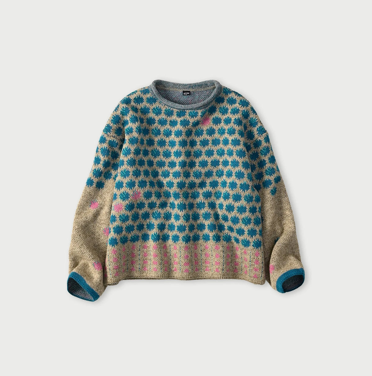 45R Saijiki Igaguri Komon Sweater - Image 3
