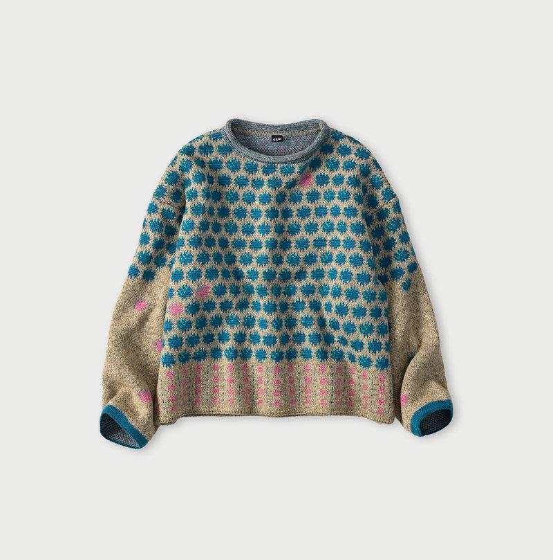 45R Saijiki Igaguri Komon Sweater - Image 3