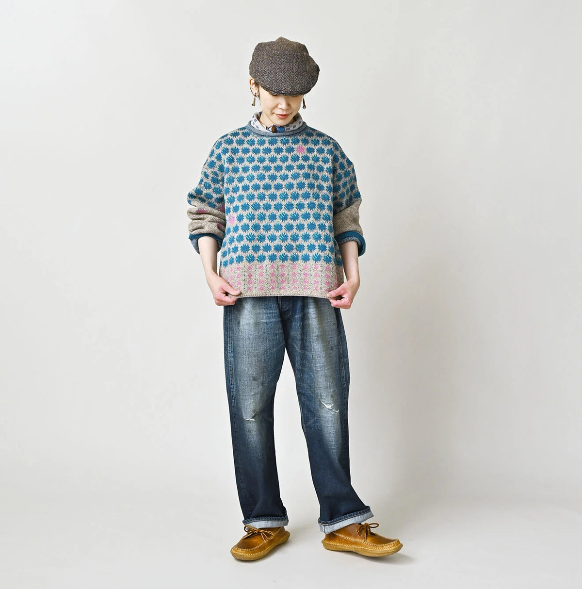 45R Saijiki Igaguri Komon Sweater - Image 5
