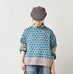 45R Saijiki Igaguri Komon Sweater