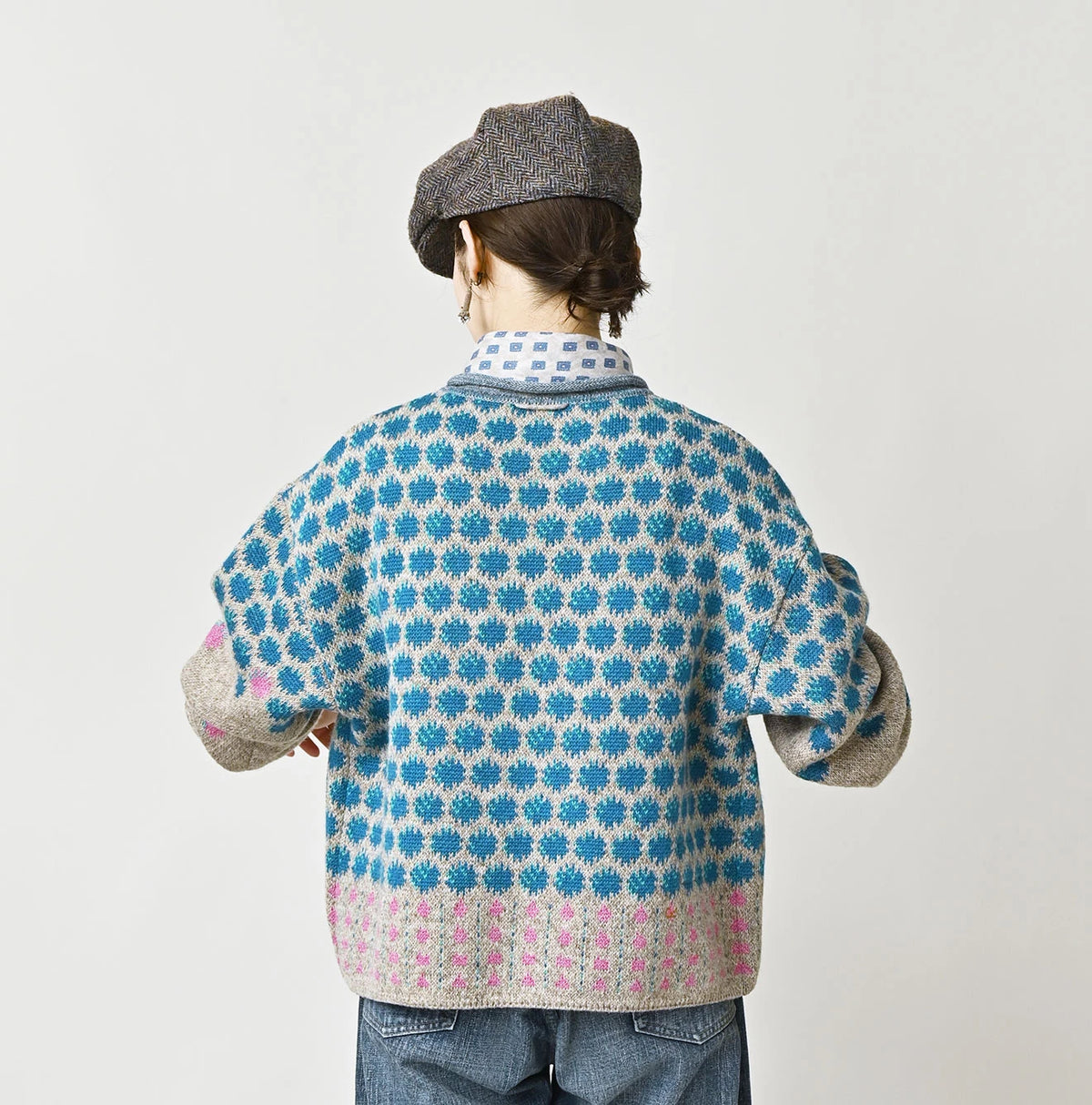 45R Saijiki Igaguri Komon Sweater - Image 8