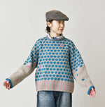 45R Saijiki Igaguri Komon Sweater