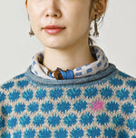 45R Saijiki Igaguri Komon Sweater