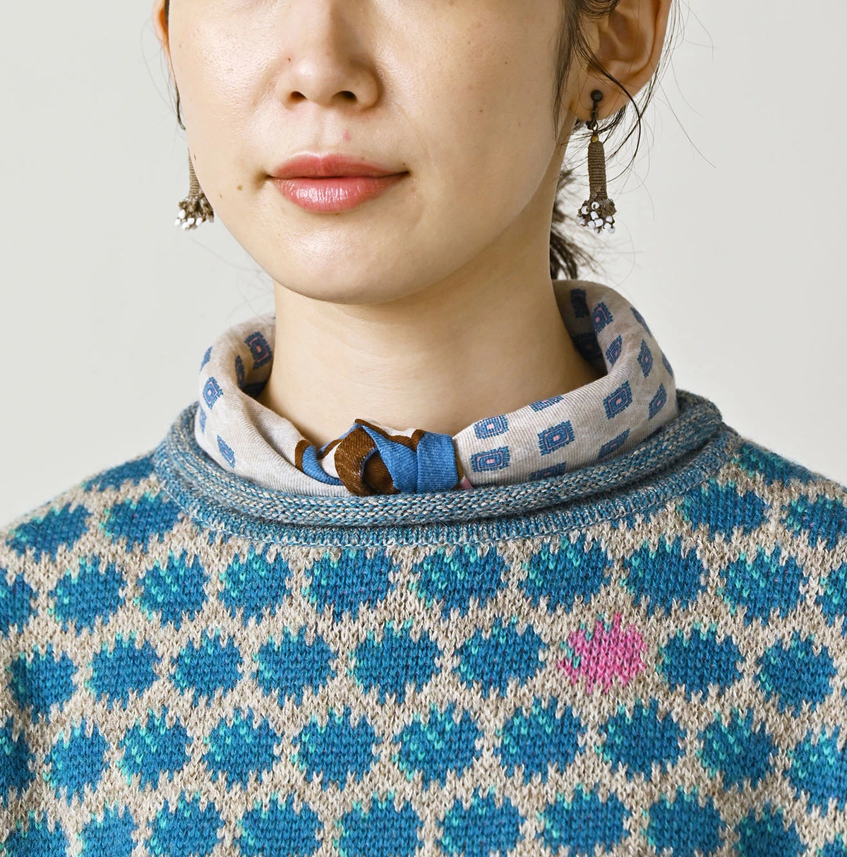 45R Saijiki Igaguri Komon Sweater - Image 10