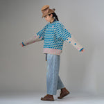 Saijiki Igaguri Komon Sweater