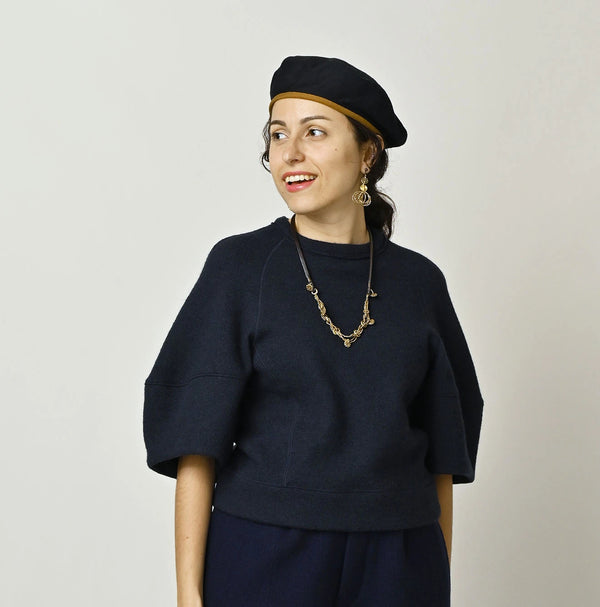 45R US Wool Puff-Sleeve Sweater