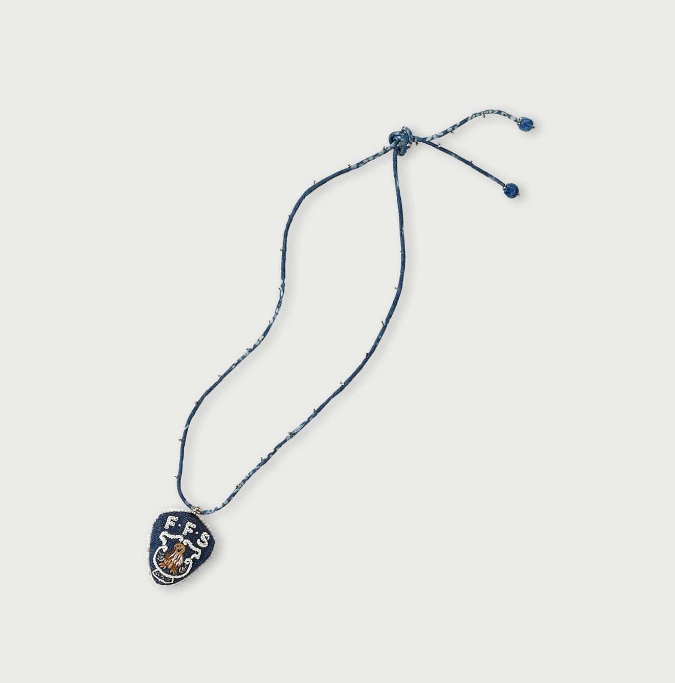 Indigo Emblem Necklace