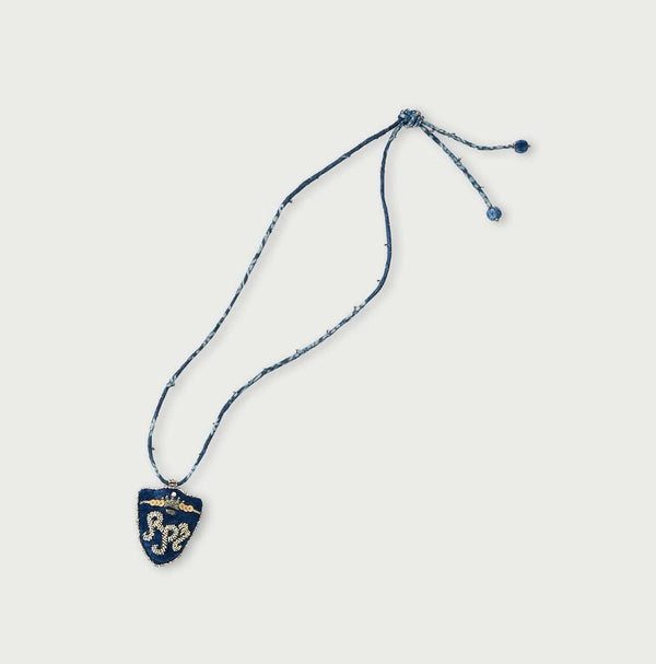 Indigo Emblem Necklace - 45R by 45rpm studio
