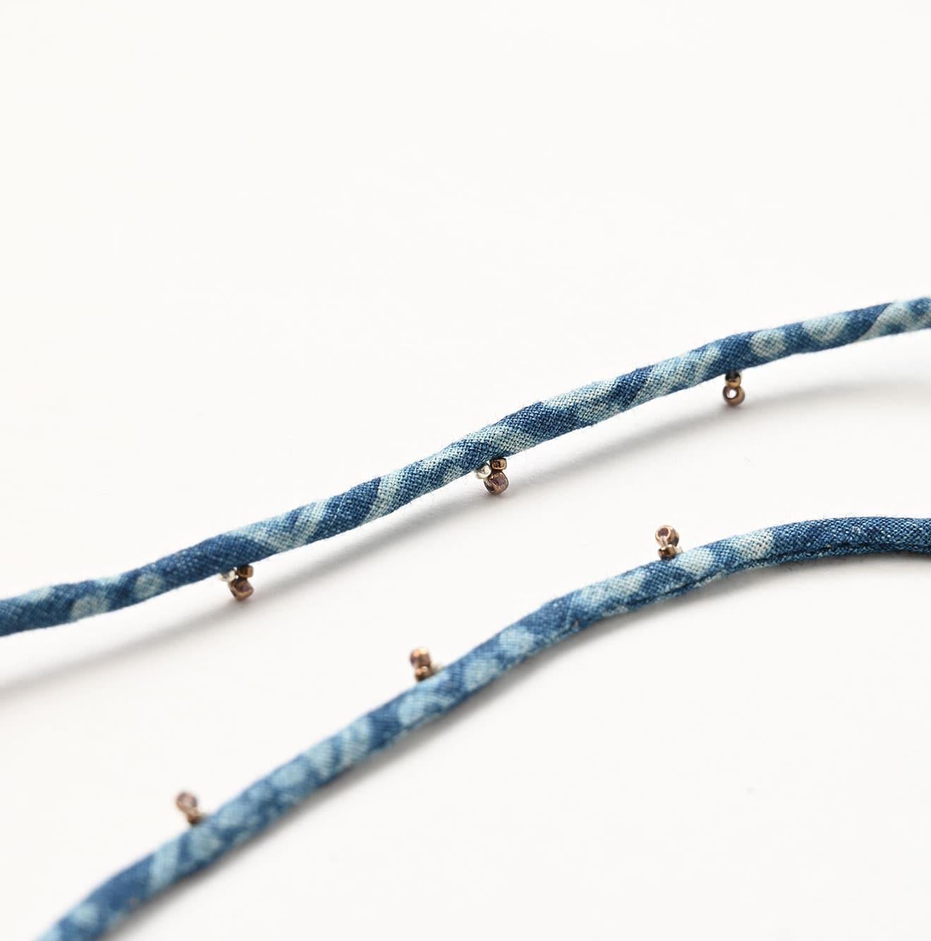 Indigo Emblem Necklace - 45R by 45rpm studio