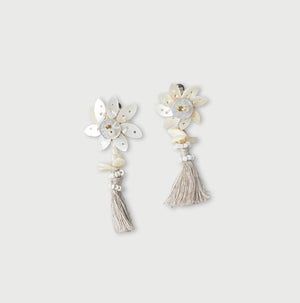 Sun Shell Flower Earrings