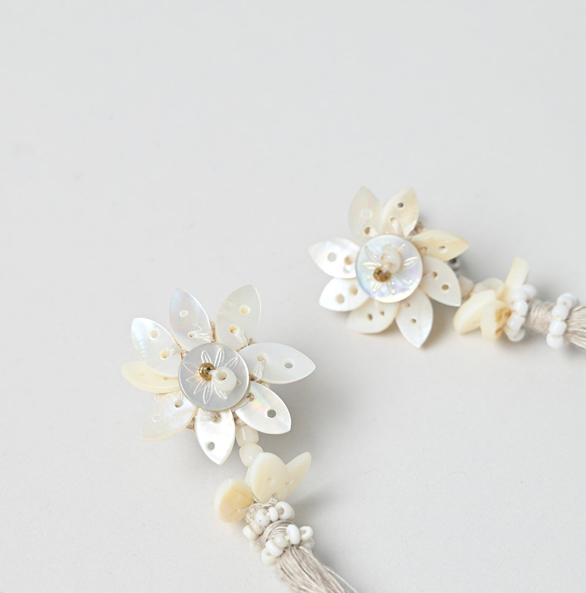 Sun Shell Flower Earrings